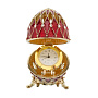 Пасхальное яйцо с часами. Традиции Фаберже, фотография 2. Интернет-магазин ЛАВКА ПОДАРКОВ