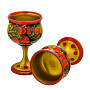Питейный набор на 6 персон "Ягоды". Хохлома, фотография 5. Интернет-магазин ЛАВКА ПОДАРКОВ