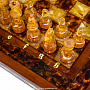 Шахматы с инкрустацией и фигурами из янтаря, фотография 8. Интернет-магазин ЛАВКА ПОДАРКОВ