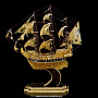 Скульптура из натурального янтаря "Корабль", фотография 8. Интернет-магазин ЛАВКА ПОДАРКОВ