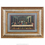 Картина на сусальном золоте "Тайная вечеря" 46х35 см, фотография 1. Интернет-магазин ЛАВКА ПОДАРКОВ