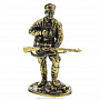 Бронзовая статуэтка миниатюра "Снайпер", фотография 1. Интернет-магазин ЛАВКА ПОДАРКОВ