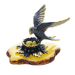 0047299/1929 Сувенир Птица Ласточка на гнезде  Сувенир (белый)