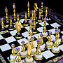 Шахматный ларец из натурального камня с фигурами, фотография 4. Интернет-магазин ЛАВКА ПОДАРКОВ