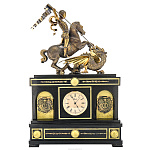 Часы из натурального камня "Георгий Победоносец". Златоуст