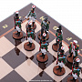 Шахматы с оловянными фигурами "Бородино" 48х48 см, фотография 8. Интернет-магазин ЛАВКА ПОДАРКОВ