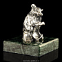 Статуэтка из серебра "Крыса с книгой", фотография 1. Интернет-магазин ЛАВКА ПОДАРКОВ