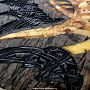 Нарды из карельской березы и янтаря "Дракон" 60х32 см, фотография 5. Интернет-магазин ЛАВКА ПОДАРКОВ