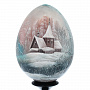Яйцо пасхальное на подставке "Зима", фотография 2. Интернет-магазин ЛАВКА ПОДАРКОВ