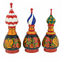 Набор для специй "Купола". Хохлома, фотография 3. Интернет-магазин ЛАВКА ПОДАРКОВ