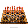 Шахматы деревянные. Хохлома, фотография 7. Интернет-магазин ЛАВКА ПОДАРКОВ