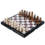 00707841 ШАХМАТНАЯ ДОСКА С КАМЕННЫМИ ФИГУРАМИ (П/У)(баут)