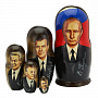 Матрешка "Вожди и политики" 5 мест, фотография 6. Интернет-магазин ЛАВКА ПОДАРКОВ