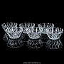 Набор стеклянных салатников "FLORENCE" 300 мл. 6 штук, фотография 6. Интернет-магазин ЛАВКА ПОДАРКОВ