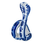 201688 Гжель Символ года 2025 Кольцо для салфеток ЗМЕЯ 