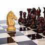 Подарочные шахматы с фигурами ручной работы "Стаунтон" 48х48 см, фотография 7. Интернет-магазин ЛАВКА ПОДАРКОВ