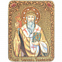Икона "Святой Спиридон Тримифунтский" 21 х 29 см, фотография 1. Интернет-магазин ЛАВКА ПОДАРКОВ