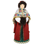 0012034 Кукла "Боярыня в зимней одежде с муфтой 16-17в Русь" 0150/023