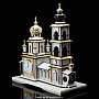 Часы интерьерные из камня "Православный храм". Златоуст, фотография 4. Интернет-магазин ЛАВКА ПОДАРКОВ