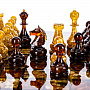 Шахматы деревянные с янтарными фигурами 37х37 см, фотография 11. Интернет-магазин ЛАВКА ПОДАРКОВ