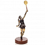 Бронзовая статуэтка спортсмена "Теннисистка", фотография 5. Интернет-магазин ЛАВКА ПОДАРКОВ
