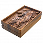 Домино в резной дубовой шкатулке "Дракон", фотография 2. Интернет-магазин ЛАВКА ПОДАРКОВ