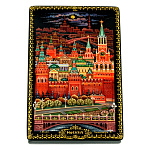 0074669 Лаковая миниатюра Шкатулка "Москва. Кремль" 20х06см  6,187