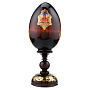Деревянное пасхальное яйцо на подставке "Воскресение Христово", фотография 3. Интернет-магазин ЛАВКА ПОДАРКОВ