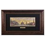 Офорт цветной "Красная площадь" 21х40 см