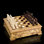 Янтарные шахматы и шашки
