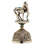 Символ 2026 года. Бронзовый колокольчик "Лошадь"