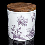 Банка с крышкой "Monplaisir Violet". Форма Стандартная. ИФЗ, фотография 3. Интернет-магазин ЛАВКА ПОДАРКОВ
