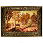 Картина янтарная "Осень" 78х58 см