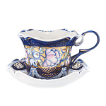 0020145 Гжель Чайная пара "Сказка "Коллекционная Авт. Алехин С.С.