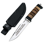 300340-Оружие сувенирное Нож "РОСГВАРДИЯ"  в шкатулке(темная рукоядка)