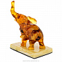 Скульптура из янтаря "Слон малый", фотография 3. Интернет-магазин ЛАВКА ПОДАРКОВ