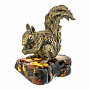 Статуэтка с янтарем "Белка с шишкой", фотография 1. Интернет-магазин ЛАВКА ПОДАРКОВ