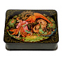 Шкатулка с художественной росписью "Жар-птица", фотография 4. Интернет-магазин ЛАВКА ПОДАРКОВ