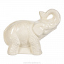 Статуэтка "Белый слон". Гжель, фотография 1. Интернет-магазин ЛАВКА ПОДАРКОВ