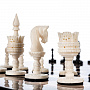 Шахматы с фигурами ручной работы из кости 48х48 см, фотография 4. Интернет-магазин ЛАВКА ПОДАРКОВ