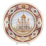 Сувенирная тарелка  "Храм Христа Спасителя"