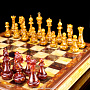 Шахматы в ларце с янтарными фигурами "Балтика", фотография 2. Интернет-магазин ЛАВКА ПОДАРКОВ