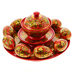 0070422 Хохлома Набор пасхальница "Воскресный" 8 пр. (в/кат.) 64850000012