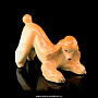 Скульптура "Играющий рыжий пудель" фарфор , фотография 1. Интернет-магазин ЛАВКА ПОДАРКОВ