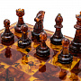 Шахматы янтарные "Дебют" 30х30 см, фотография 2. Интернет-магазин ЛАВКА ПОДАРКОВ