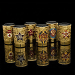 Набор стопок 50 мл с символикой