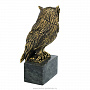Бронзовая статуэтка "Мудрая сова на пеньке", фотография 3. Интернет-магазин ЛАВКА ПОДАРКОВ
