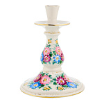 Подсвечник "Цветы". Гжель в цвете