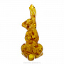 Статуэтка из янтаря "Кролик", фотография 3. Интернет-магазин ЛАВКА ПОДАРКОВ