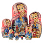 Матрешка "Серебряное копытце" 7 мест, фотография 1. Интернет-магазин ЛАВКА ПОДАРКОВ